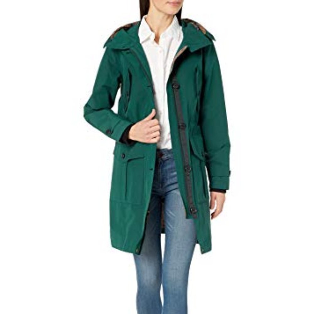 Pendleton Spokane Heritage Rain Parka Jacket XL Forest Green - Picture 2 of 12